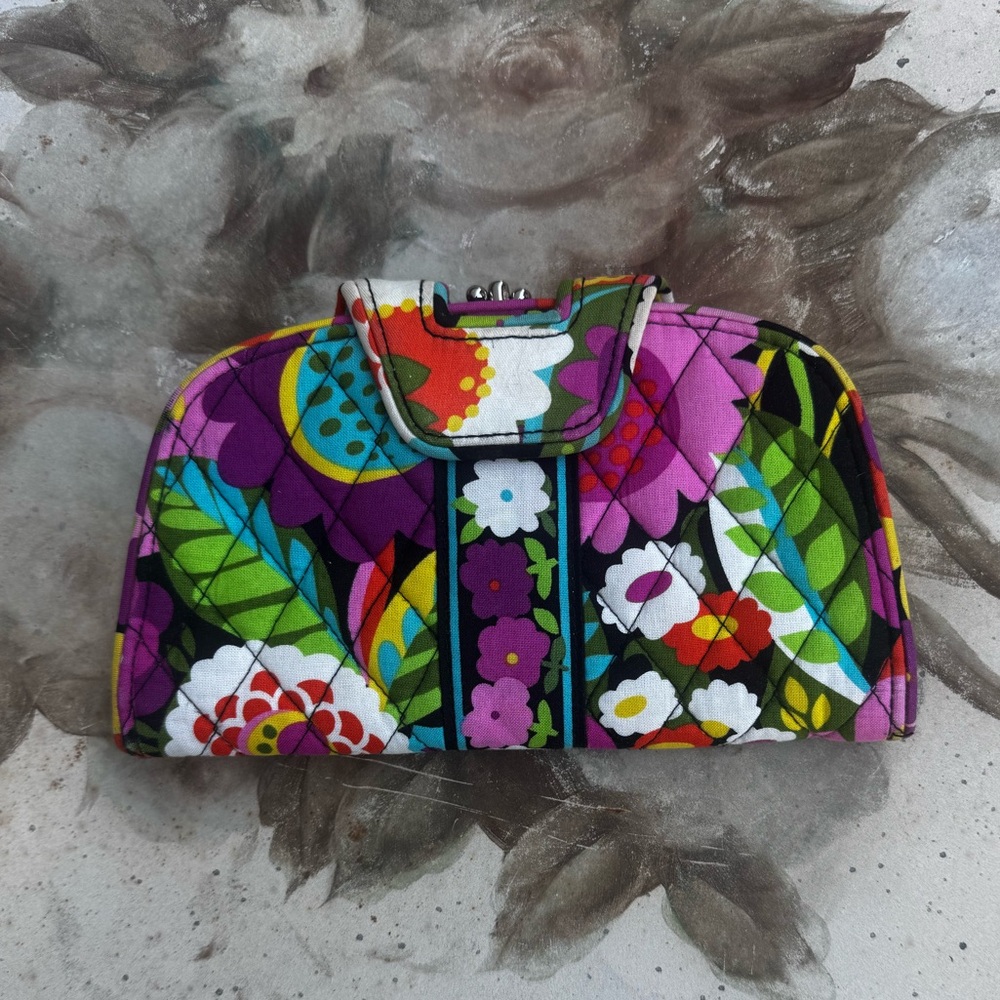 Vera Bradley Floral Multicolor Women's Clutch
